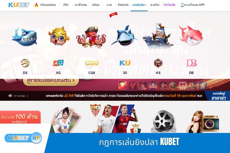 กฎการเล่นยิงปลา KUBET